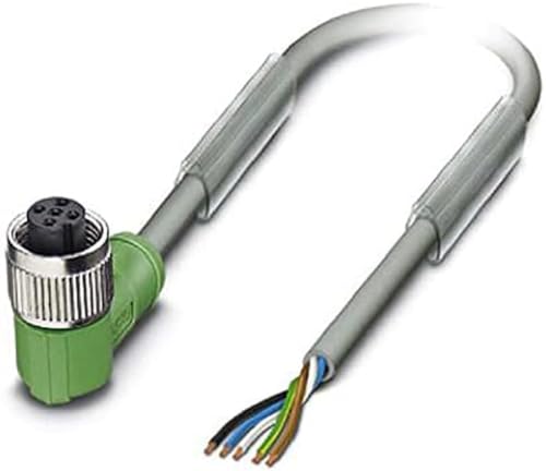 PHOENIX CONTACT SAC-5P-3.0-802M12FR sensoractuator cable, 3m cable length, M12 socket angled, 5 pin von PHOENIX CONTACT