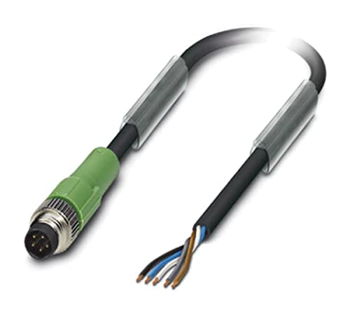 PHOENIX CONTACT SAC-5P-M 8MSB/1.5-115 Sensor/Aktor-Kabel, 5 Polig, RAL 7021, Kodierung B, 1.5 m Kabellänge, 50.000g, Schwarzgrau PHOENIX CONTACT SAC-5P-M 8MSB/1.5-115 Sensor/Aktor-Kabel, 5 Polig, RAL 7021, Kodierung B, 1.5 m Kabellänge, 50.000g, Schwarzgrau von PHOENIX CONTACT