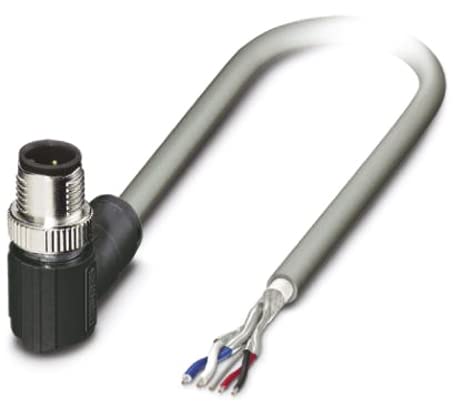 PHOENIX CONTACT SAC-5P-MR/ 5.0-924 SCO konfektioniertes Sensorkabel Male gewinkelt/Freies Ende, Länge 5m, Packung a 50 Stück von PHOENIX CONTACT