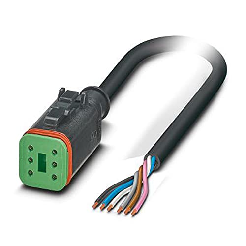 PHOENIX CONTACT SAC-6P-5.0-PUR/DTFS Sensor-/Aktor-Kabel, 6-Polig, Schwarzgrau 5m Kabellänge von PHOENIX CONTACT