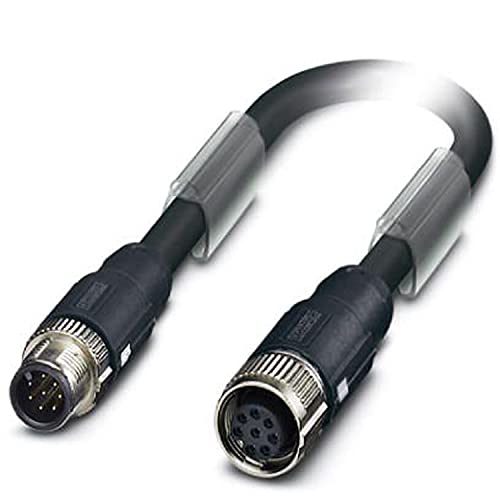 PHOENIX CONTACT SAC-6P-MS/10.0-970/FS SCO Bussystem-Kabel, 10m Kabellänge, A Kodierung, Schwarz von PHOENIX CONTACT