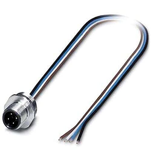 PHOENIX CONTACT SACC-E-M12MS-4CON-M16/0.5 VA Sensor/Aktor-Einbaustecker, 4 Polig, Edelstahl, A Kodiert, Vorderwand/Schraubmontage mit M16-Gewinde, 0.5 m TPE-Litze, 4 x 0.34 mm² PHOENIX CONTACT SACC-E-M12MS-4CON-M16/0.5 VA Sensor/Aktor-Einbaustecker, 4 Polig, Edelstahl, A Kodiert, Vorderwand/Schraubmontage mit M16-Gewinde, 0.5 m TPE-Litze, 4 x 0.34 mm² von PHOENIX CONTACT