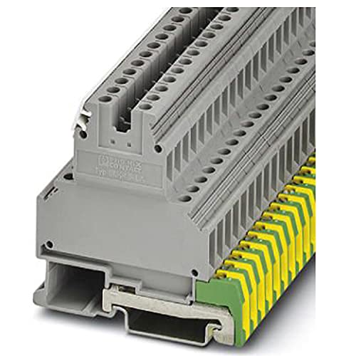 PHOENIX CONTACT SLKK 5-LA 60 RD/U-O Bauelementreihenklemme, 500V Nennspannung, 34A Nennstrom, Schraubanschluss, 0.2mm²-4 mm² Querschnitt, 24-10 AWG, 66.5mm Länge, 6.2 mm Breite, Grau, 50 Stück PHOENIX CONTACT SLKK 5-LA 60 RD/U-O Bauelementreihenklemme, 500V Nennspannung, 34A Nennstrom, Schraubanschluss, 0.2mm²-4 mm² Querschnitt, 24-10 AWG, 66.5mm Länge, 6.2 mm Breite, Grau, 50 Stück von PHOENIX CONTACT