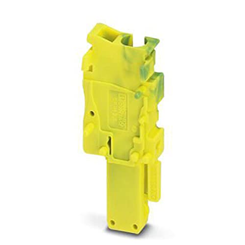 PHOENIX CONTACT SP-H 2,5/1-R GNYE Stecker, 2,5 mm² Nennquerschnitt, 1 Polzahl, 5,2 mm Rastermaß, Grün-Gelb, 50 Stück PHOENIX CONTACT SP-H 2,5/1-R GNYE Stecker, 2,5 mm² Nennquerschnitt, 1 Polzahl, 5,2 mm Rastermaß, Grün-Gelb, 50 Stück von PHOENIX CONTACT