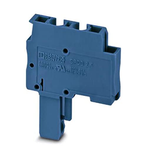 PHOENIX CONTACT SPDB 2,5/1-L BU Stecker, 2,5 mm² Nennquerschnitt, 1 Polzahl, 5,2 mm Rastermaß, Blau, 50 Stück PHOENIX CONTACT SPDB 2,5/1-L BU Stecker, 2,5 mm² Nennquerschnitt, 1 Polzahl, 5,2 mm Rastermaß, Blau, 50 Stück von PHOENIX CONTACT