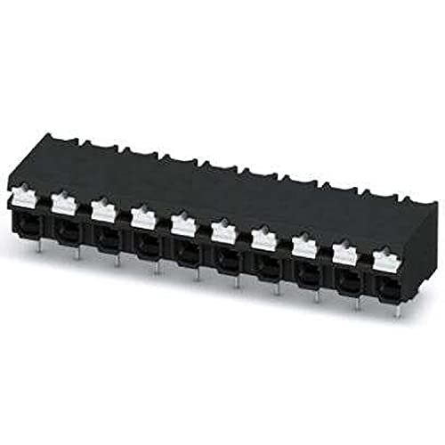PHOENIX CONTACT SPT-THR 1,5/2-H-5,08 P20 R24 Leiterplattenklemme, 1.5mm² Nennquerschnitt, 2 Anschlüsse, SPT 1,5/..-H-THR Artikelfamilie, 5.08mm Rastermaß, 2mm Pinlänge, Schwarz, 250 Stück PHOENIX CONTACT SPT-THR 1,5/2-H-5,08 P20 R24 Leiterplattenklemme, 1.5mm² Nennquerschnitt, 2 Anschlüsse, SPT 1,5/..-H-THR Artikelfamilie, 5.08mm Rastermaß, 2mm Pinlänge, Schwarz, 250 Stück von PHOENIX CONTACT
