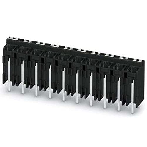 PHOENIX CONTACT SPT-THR 1,5/6-V-5,0 P20 R56 Leiterplattenklemme, 1.5mm² Nennquerschnitt, 6 Anschlüsse, SPT 1,5/..-V-THR Artikelfamilie, 5mm Rastermaß, 2mm Pinlänge, Schwarz, 200 Stück von PHOENIX CONTACT