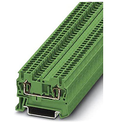 PHOENIX CONTACT ST 1,5 GN Durchgangsklemme, 1,5 mm² Nennquerschnitt, 2 Anschlüsse, Grün, 50 Stück PHOENIX CONTACT ST 1,5 GN Durchgangsklemme, 1,5 mm² Nennquerschnitt, 2 Anschlüsse, Grün, 50 Stück von PHOENIX CONTACT