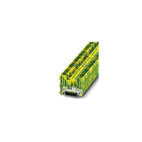 PHOENIX CONTACT ST 2,5/2P-PE Zugfeder-Schutzleiterklemme, 2,5 mm² Nennquerschnitt, 2 Anschlüsse, Grün-Gelb, 50 Stück PHOENIX CONTACT ST 2,5/2P-PE Zugfeder-Schutzleiterklemme, 2,5 mm² Nennquerschnitt, 2 Anschlüsse, Grün-Gelb, 50 Stück von PHOENIX CONTACT