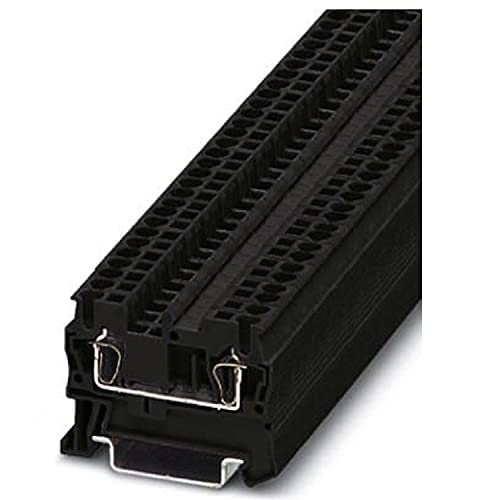 PHOENIX CONTACT ST 2,5 BK Durchgangsklemme, 2,5 mm² Nennquerschnitt, 2 Anschlüsse, Schwarz, 50 Stück PHOENIX CONTACT ST 2,5 BK Durchgangsklemme, 2,5 mm² Nennquerschnitt, 2 Anschlüsse, Schwarz, 50 Stück von PHOENIX CONTACT