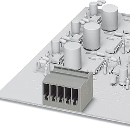 PHOENIX CONTACT ST 2,5-PCB/10-G-5,2 Leiterplattengrundleiste, 10 Polzahl, ST 2,5-PCB/..-G Artikelfamilie, 5.2 mm Rastermaß, Grau, 50 Stück von PHOENIX CONTACT