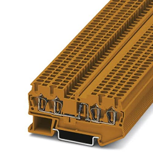PHOENIX CONTACT ST 2,5-QUATTRO-DIO/L-R OG Bauelementreihenklemme mit Integrierter Diode, 2,5 mm² Nennquerschnitt, 4 Anschlüsse, Orange, 50 Stück PHOENIX CONTACT ST 2,5-QUATTRO-DIO/L-R OG Bauelementreihenklemme mit Integrierter Diode, 2,5 mm² Nennquerschnitt, 4 Anschlüsse, Orange, 50 Stück von PHOENIX CONTACT