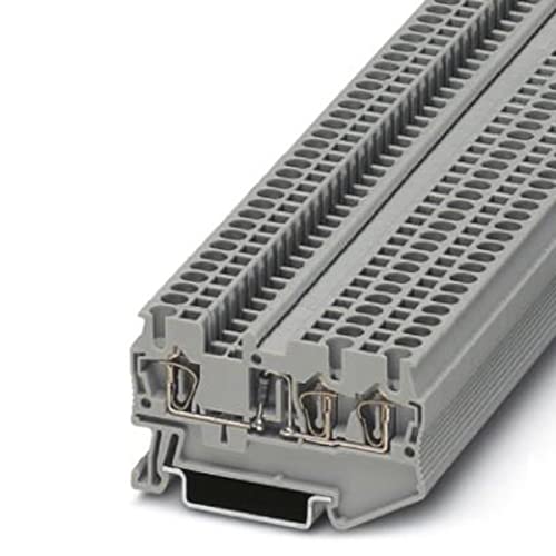 PHOENIX CONTACT ST 2,5-TWIN-DIO/L-R Bauelementreihenklemme mit Integrierter Diode, 2,5 mm² Nennquerschnitt, 3 Anschlüsse, Grau, 50 Stück PHOENIX CONTACT ST 2,5-TWIN-DIO/L-R Bauelementreihenklemme mit Integrierter Diode, 2,5 mm² Nennquerschnitt, 3 Anschlüsse, Grau, 50 Stück von PHOENIX CONTACT