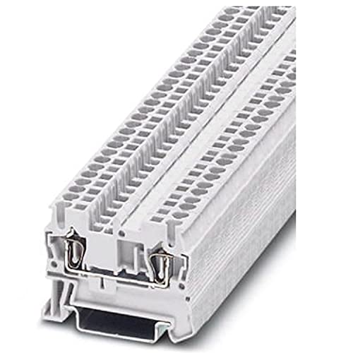 PHOENIX CONTACT ST 2,5 WH Durchgangsklemme, 2,5 mm² Nennquerschnitt, 2 Anschlüsse, Weiß, 50 Stück PHOENIX CONTACT ST 2,5 WH Durchgangsklemme, 2,5 mm² Nennquerschnitt, 2 Anschlüsse, Weiß, 50 Stück von PHOENIX CONTACT