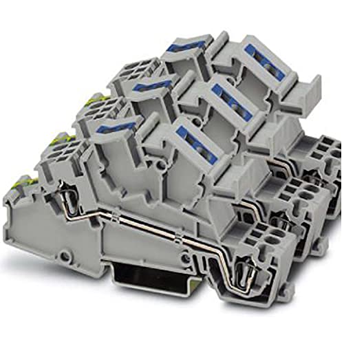 PHOENIX CONTACT STI 2,5-1PE/3L/1N Installationsschutzleiterklemme, 2,5 mm² Nennquerschnitt, 9 Anschlüsse, Grau, 15 Stück PHOENIX CONTACT STI 2,5-1PE/3L/1N Installationsschutzleiterklemme, 2,5 mm² Nennquerschnitt, 9 Anschlüsse, Grau, 15 Stück von PHOENIX CONTACT
