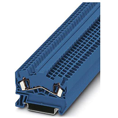 PHOENIX CONTACT STS 2,5 BU Durchgangsklemme, 2,5 mm² Nennquerschnitt, 2 Anschlüsse, Blau, 50 Stück PHOENIX CONTACT STS 2,5 BU Durchgangsklemme, 2,5 mm² Nennquerschnitt, 2 Anschlüsse, Blau, 50 Stück von PHOENIX CONTACT