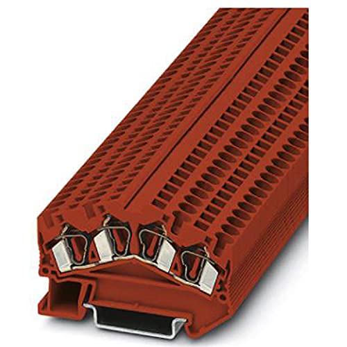 PHOENIX CONTACT STS 4-QUATTRO RD Durchgangsklemme, 4 mm² Nennquerschnitt, 4 Anschlüsse, Rot, 50 Stück PHOENIX CONTACT STS 4-QUATTRO RD Durchgangsklemme, 4 mm² Nennquerschnitt, 4 Anschlüsse, Rot, 50 Stück von PHOENIX CONTACT