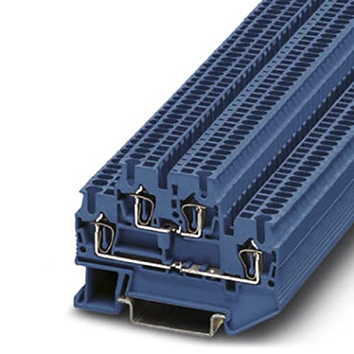 PHOENIX CONTACT STTB 1,5 BU Doppelstock-Zugfederklemme, 1,5 mm² Nennquerschnitt, 4 Anschlüsse, Blau, 50 Stück PHOENIX CONTACT STTB 1,5 BU Doppelstock-Zugfederklemme, 1,5 mm² Nennquerschnitt, 4 Anschlüsse, Blau, 50 Stück von PHOENIX CONTACT
