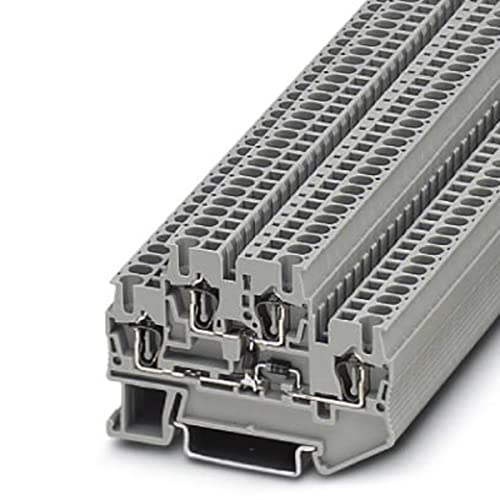 PHOENIX CONTACT STTB 2,5-2DIO/O-UL/UR-UL Bauelementreihenklemme mit Integrierter Diode, 2,5 mm² Nennquerschnitt, 4 Anschlüsse, Grau, 50 Stück PHOENIX CONTACT STTB 2,5-2DIO/O-UL/UR-UL Bauelementreihenklemme mit Integrierter Diode, 2,5 mm² Nennquerschnitt, 4 Anschlüsse, Grau, 50 Stück von PHOENIX CONTACT
