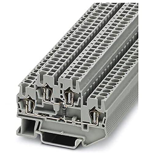 PHOENIX CONTACT STTB 2,5-DIOUO component terminal block with integrated diode, 2.5 mm² nominal cross-section, 4 connections, gray, 50 pieces PHOENIX CONTACT STTB 2,5-DIOUO component terminal block with integrated diode, 2.5 mm² nominal cross-section, 4 connections, gray, 50 pieces von PHOENIX CONTACT