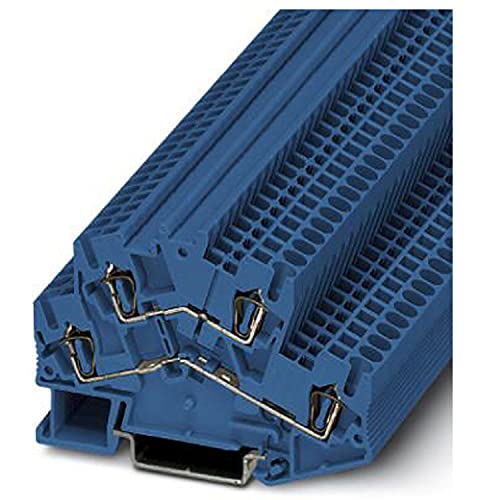 PHOENIX CONTACT STTBS 2,5 BU Doppelstock-Zugfederklemme, 2,5 mm² Nennquerschnitt, 4 Anschlüsse, Blau, 50 Stück PHOENIX CONTACT STTBS 2,5 BU Doppelstock-Zugfederklemme, 2,5 mm² Nennquerschnitt, 4 Anschlüsse, Blau, 50 Stück von PHOENIX CONTACT