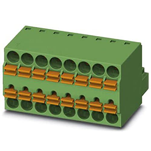 PHOENIX CONTACT TFMC 1.5/2-ST-3.5 BK BDWH:1.2 Leiterplattensteckverbinder, 1.5 mm² Nennquerschnitt, 160V Bemessungsspannung (III/2), 3.5mm Rastermaß, Schwarz, 50 Stück von PHOENIX CONTACT