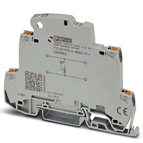 PHOENIX CONTACT TTC-6-TVSD-D-48DC-PT-I Überspannungs-Feinschutz mit Integrierter Statusanzeige für einen 2-adrigen Erdpotenzialfrei Betriebenen Signalkreis PHOENIX CONTACT TTC-6-TVSD-D-48DC-PT-I Überspannungs-Feinschutz mit Integrierter Statusanzeige für einen 2-adrigen Erdpotenzialfrei Betriebenen Signalkreis von PHOENIX CONTACT