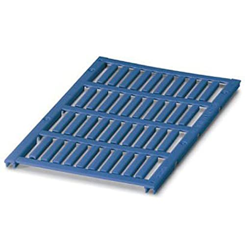 PHOENIX CONTACT UC-WMCO 1.6 (21X3) BU Leitermarker, 1.3mm-1.6 mm Kabeldurchmesserbereich, 21mm x 3mm Schriftfeldgröße, 40 Einzelschilder, Blau, 10 Stück von PHOENIX CONTACT