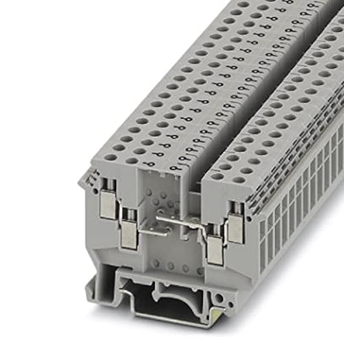PHOENIX CONTACT UDK 4-DUR Durchgangsklemme zum Einbau von selbst wählbaren Bauelementen, Schraubanschluss, 0.2 mm² - 6 mm² Querschnitt, 24 - 10 AWG, 63.5 mm Länge, 6.2 mm Breite, Grau, 50 Stück PHOENIX CONTACT UDK 4-DUR Durchgangsklemme zum Einbau von selbst wählbaren Bauelementen, Schraubanschluss, 0.2 mm² - 6 mm² Querschnitt, 24 - 10 AWG, 63.5 mm Länge, 6.2 mm Breite, Grau, 50 Stück von PHOENIX CONTACT