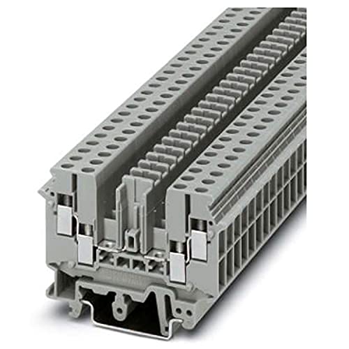 PHOENIX CONTACT UDK 4-TG Trennklemme, Schraubanschluss, 0.2 mm² - 6 mm² Querschnitt, 24 - 10 AWG, 63.5 mm Länge, 6.2 mm Breite, Grau, 50 Stück PHOENIX CONTACT UDK 4-TG Trennklemme, Schraubanschluss, 0.2 mm² - 6 mm² Querschnitt, 24 - 10 AWG, 63.5 mm Länge, 6.2 mm Breite, Grau, 50 Stück von PHOENIX CONTACT
