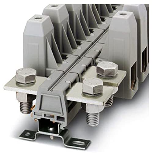 PHOENIX CONTACT UHV240-KH/AS Universalklemme mit Mischanschluss, 70-240 mm² Querschnitt, 53 mm Breite, Grau, 5 Stück PHOENIX CONTACT UHV240-KH/AS Universalklemme mit Mischanschluss, 70-240 mm² Querschnitt, 53 mm Breite, Grau, 5 Stück von PHOENIX CONTACT