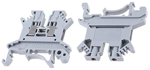 PHOENIX CONTACT UK 1,5 N Durchgangsklemme, 2 Anschlüsse, 0.14 mm²-1.5 mm² Querschnitt, 26-16 AWG, 4.2 mm Breite, Grau, 50 Stück PHOENIX CONTACT UK 1,5 N Durchgangsklemme, 2 Anschlüsse, 0.14 mm²-1.5 mm² Querschnitt, 26-16 AWG, 4.2 mm Breite, Grau, 50 Stück von PHOENIX CONTACT