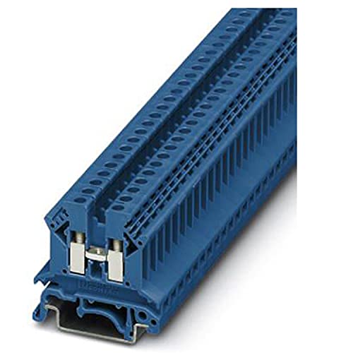 PHOENIX CONTACT UK 2,5 B BU Durchgangsklemme, 2 Anschlüsse, 0.2 mm²-4 mm² Querschnitt, 24-12 AWG, 6.2 mm Breite, Blau, 50 Stück PHOENIX CONTACT UK 2,5 B BU Durchgangsklemme, 2 Anschlüsse, 0.2 mm²-4 mm² Querschnitt, 24-12 AWG, 6.2 mm Breite, Blau, 50 Stück von Phoenix