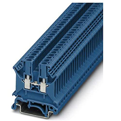 PHOENIX CONTACT UK 3 N BU Durchgangsklemme, 2 Anschlüsse, 0.2 mm²-4 mm² Querschnitt, 24-12 AWG, 5.2 mm Breite, Blau, 50 Stück PHOENIX CONTACT UK 3 N BU Durchgangsklemme, 2 Anschlüsse, 0.2 mm²-4 mm² Querschnitt, 24-12 AWG, 5.2 mm Breite, Blau, 50 Stück von PHOENIX CONTACT