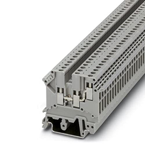 PHOENIX CONTACT UK 3-TWIN 1-stöckige Klemme mit einseitigem Doppelanschluss, 0.2 - 2.5 mm² Querschnitt, 30-12 AWG, 5,2 mm Breite, Grau, 50 Stück PHOENIX CONTACT UK 3-TWIN 1-stöckige Klemme mit einseitigem Doppelanschluss, 0.2 - 2.5 mm² Querschnitt, 30-12 AWG, 5,2 mm Breite, Grau, 50 Stück von PHOENIX CONTACT