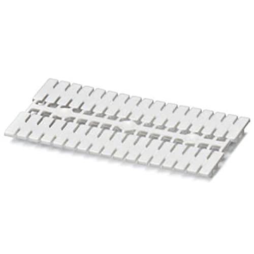 PHOENIX CONTACT UM1-TM (3.5X12) Marker für Klemmen, Weiß, 3.5mm Klemmenbreite, 3.5mm x 12mm Schriftfeldgröße, 34 Anzahl der Einzelschilder, 10 Stück von PHOENIX CONTACT
