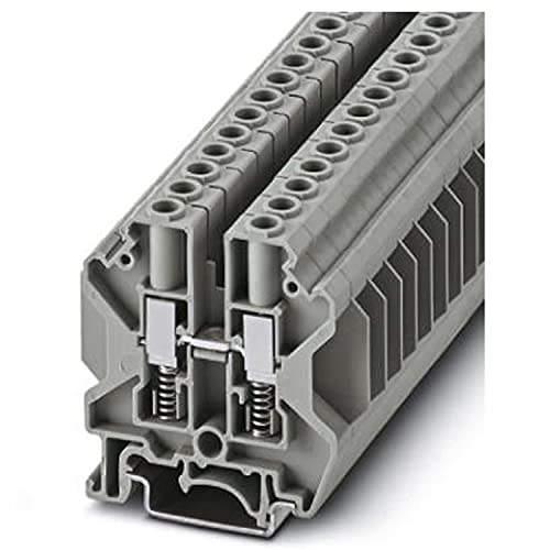PHOENIX CONTACT USST 6 Durchführungsklemmenblock mit Schraubanschluss mit Federhalterung, 2 Anzahl Anschlüsse, AWG 24 - 8, 6mm² Nennquerschnitt, Grau, 50 Stück PHOENIX CONTACT USST 6 Durchführungsklemmenblock mit Schraubanschluss mit Federhalterung, 2 Anzahl Anschlüsse, AWG 24 - 8, 6mm² Nennquerschnitt, Grau, 50 Stück von PHOENIX CONTACT