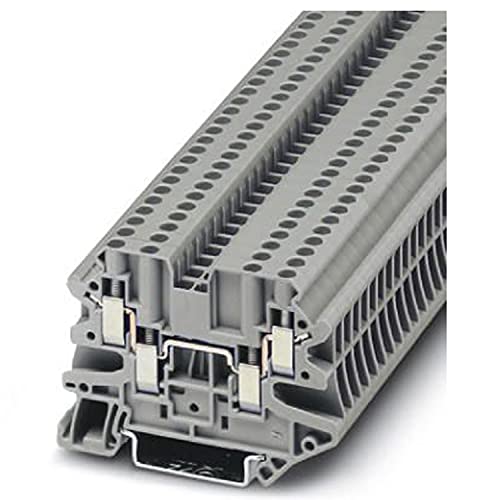 PHOENIX CONTACT UT 2,5-QUATTRO Durchführungsklemmenblock mit Schraubanschluss, 4 Anzahl der Anschlüsse, AWG 26 - 12, 2.5mm² Nennquerschnitt, Grau, 50 Stück PHOENIX CONTACT UT 2,5-QUATTRO Durchführungsklemmenblock mit Schraubanschluss, 4 Anzahl der Anschlüsse, AWG 26 - 12, 2.5mm² Nennquerschnitt, Grau, 50 Stück von PHOENIX CONTACT