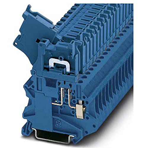 PHOENIX CONTACT UT 4-HEDI BU Hebelklemmenblock mit Schraubanschluss, 2 Anzahl der Anschlüsse, AWG 26 - 10, 4mm² Nennquerschnitt, Blau, 50 Stück PHOENIX CONTACT UT 4-HEDI BU Hebelklemmenblock mit Schraubanschluss, 2 Anzahl der Anschlüsse, AWG 26 - 10, 4mm² Nennquerschnitt, Blau, 50 Stück von PHOENIX CONTACT