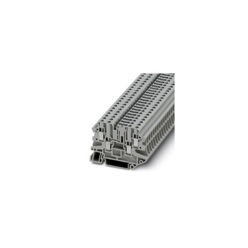 PHOENIX CONTACT UT 4-QUATTRO-TG Trennen Sie den Klemmenblock mit Schraubanschluss, 4 Anzahl der Anschlüsse, AWG 26 - 10, 4mm² Nennquerschnitt, Grau, 50 Stück von PHOENIX CONTACT