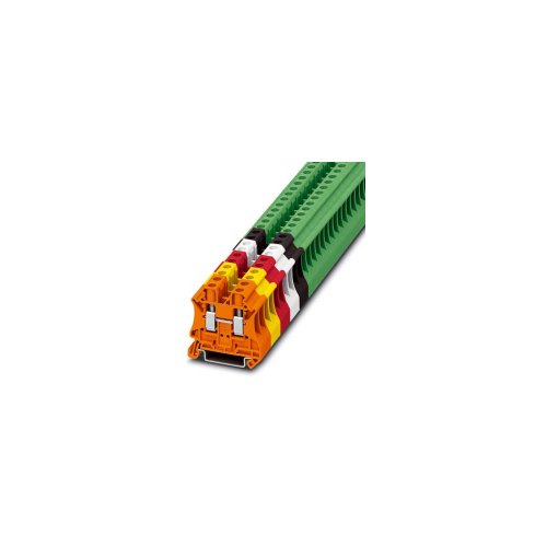 PHOENIX CONTACT UT 6 OG feed-through terminal block with screw connection, 2 number of connections, AWG 24-8, 6mm² nominal cross-section, orange, 50 pieces PHOENIX CONTACT UT 6 OG feed-through terminal block with screw connection, 2 number of connections, AWG 24-8, 6mm² nominal cross-section, orange, 50 pieces von PHOENIX CONTACT