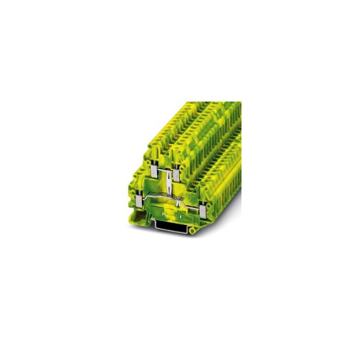 PHOENIX CONTACT UTTB 4-PE Modularer Erdungsklemmenblock, 4 Anzahl der Anschlüsse, AWG 26 - 10, 4mm² Nennquerschnitt, Grün/Gelb, 50 Stück PHOENIX CONTACT UTTB 4-PE Modularer Erdungsklemmenblock, 4 Anzahl der Anschlüsse, AWG 26 - 10, 4mm² Nennquerschnitt, Grün/Gelb, 50 Stück von PHOENIX CONTACT