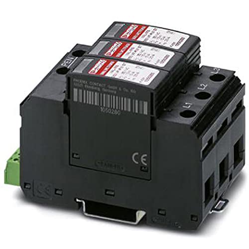 PHOENIX CONTACT VAL-MS 350 VF-RW/3+0-FM/40 Typ 2 Überspannungsableiter für 3-Phasige Stromversorgungsnetze, 40 Stück PHOENIX CONTACT VAL-MS 350 VF-RW/3+0-FM/40 Typ 2 Überspannungsableiter für 3-Phasige Stromversorgungsnetze, 40 Stück von PHOENIX CONTACT