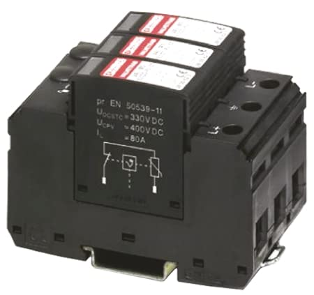 PHOENIX CONTACT VAL-MS 600DC-PV/2+V Überspannungsschutzgerät für 2-Positionen-Isolierte und Geerdete 600-V-DC-PV-Systeme, 3-Positionen-Basiselement PHOENIX CONTACT VAL-MS 600DC-PV/2+V Überspannungsschutzgerät für 2-Positionen-Isolierte und Geerdete 600-V-DC-PV-Systeme, 3-Positionen-Basiselement von PHOENIX CONTACT