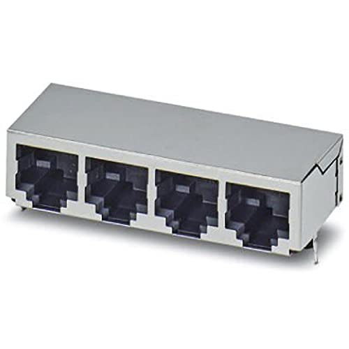 PHOENIX CONTACT VS-08-BU-RJ45/LP-4 RJ45-Leiterplatten-Steckverbinder, 8 Polig, 4-Fach, 5 Stück PHOENIX CONTACT VS-08-BU-RJ45/LP-4 RJ45-Leiterplatten-Steckverbinder, 8 Polig, 4-Fach, 5 Stück von PHOENIX CONTACT