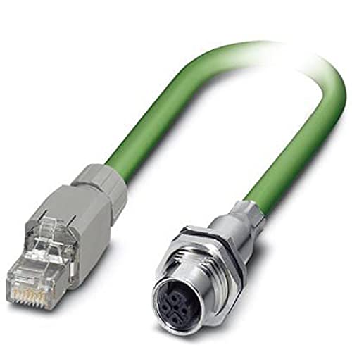 PHOENIX CONTACT VS-IP20-M12FSBP-93B-LI/2.0 Netzwerkkabel, circaT5e, Geschirmt, Sternvierer, Awg 22 Flexibel, 7 Drähtig, 2m Länge, 174.000g, Gelb/Grün PHOENIX CONTACT VS-IP20-M12FSBP-93B-LI/2.0 Netzwerkkabel, circaT5e, Geschirmt, Sternvierer, Awg 22 Flexibel, 7 Drähtig, 2m Länge, 174.000g, Gelb/Grün von PHOENIX CONTACT