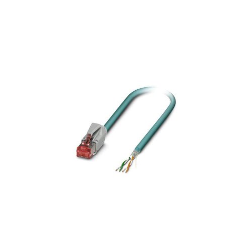 PHOENIX CONTACT VS-IP20-OE-93E/5.0 Konfektioniertes Ethernet Kabel, CAT5e, Geschirmt, 2 Paarig, RJ45-Stecker/IP20 auf freies Leitungsende, Line, 5m Länge von PHOENIX CONTACT