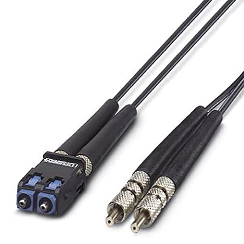 PHOENIX CONTACT VS-PC-2X-POF-980-SCRJ/FSMA-2 Konfektioniertes LWL Kabel, BreakOut Kabel, Polymerfaser 980/1000 µm, Leitung ist für den UV-Geschützten Außeneinsatz Geeignet, 2m Länge, Grau PHOENIX CONTACT VS-PC-2X-POF-980-SCRJ/FSMA-2 Konfektioniertes LWL Kabel, BreakOut Kabel, Polymerfaser 980/1000 µm, Leitung ist für den UV-Geschützten Außeneinsatz Geeignet, 2m Länge, Grau von PHOENIX CONTACT