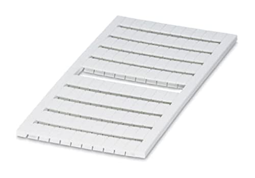 PHOENIX CONTACT ZBM 6/WH:UNBEDRUCKT Markierung für Klemmenblockbreite von 6.2mm, Unbeschriftet, Weiß, 50 Stück von PHOENIX CONTACT