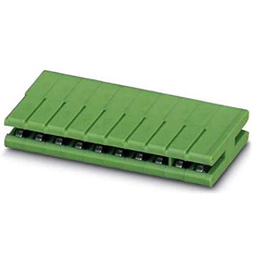 PHOENIX CONTACT ZEC 1,5/9-LPV-5,0 C2 Leiterplattenverbinder, 1.5 mm² Nennquerschnitt, 9 Anschlüsse, ZEC 1,5/..-LPV Reichweite, 5 mm Rastermaß, Grün, 50 Stück von PHOENIX CONTACT